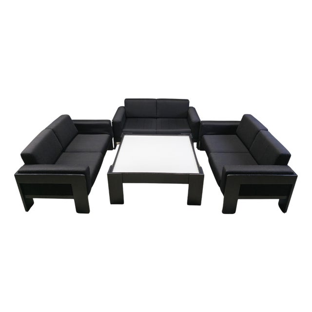 Bastiano Sofa Set by Tobia Scarpa for Knoll, 1970s, Set of 4 For Sale