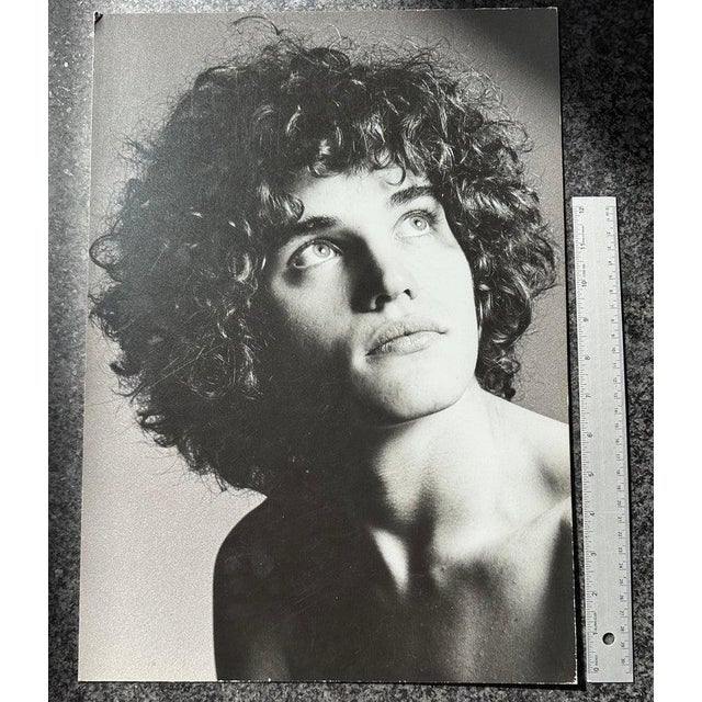 Francesco Scavullo black & white photograph Jay & Jed Johnson. Photo on Board. From Scavullo Studio. 1968-1969. Large...