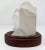Contemporary Organic Modern Boho Quartz Crystal With Wood Base For Sale - Image 3 of 9