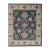10x14 Sarrah Oushak Charcoal Traditional Geometric Hand Knotted Wool Carpet Rug For Sale