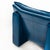 Set of Vintage Blue Leather Armchair and Ottoman by Nicoletti Salotti for Avanti, Italy, 1980s For Sale - Image 12 of 18