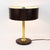 Brass Jacques Adnet Brown Hand-Stitched Leather-Clad Table Lamp For Sale - Image 8 of 14