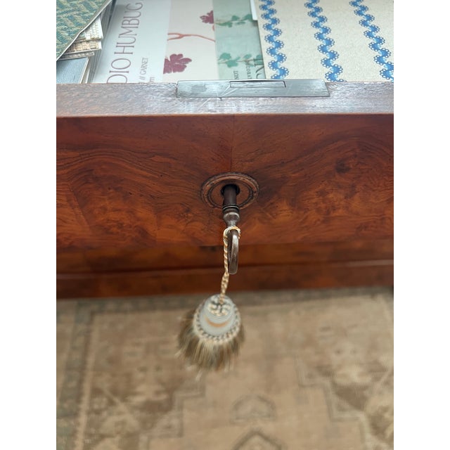 Wood Louis Phillipe Console Chest With Black Marble Top, Mid 1800's For Sale - Image 7 of 11