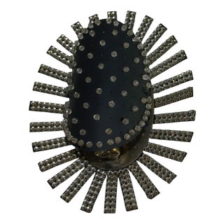 Crystal Sun Wall Lights, Austria, 1950, Set of 2 For Sale