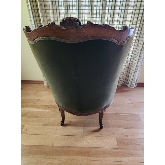 Art Deco Vintage Club Arm Chair For Sale - Image 3 of 8