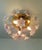 Murano Style Flush Mount Light Pink Flower Ceiling Light Glass Chandelier For Sale - Image 14 of 14