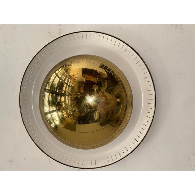 Vintage Brass Flush Mount from Kaiser, 1950s For Sale - Image 3 of 14
