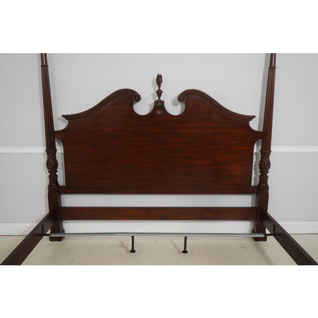 Traditional Henkel Harris King Size Model 172 Mahogany Poster Bed For Sale - Image 3 of 17