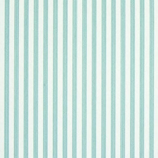 Schumacher Edwin Stripe Narrow Wallpaper in Seaglass For Sale
