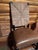 An authentic Ralph Lauren Home Blue Label dining side chair manufactured by EJ Victor, featuring a handwoven rush back,...