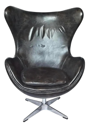Vintage Mid-Century Modern Leather Chair
