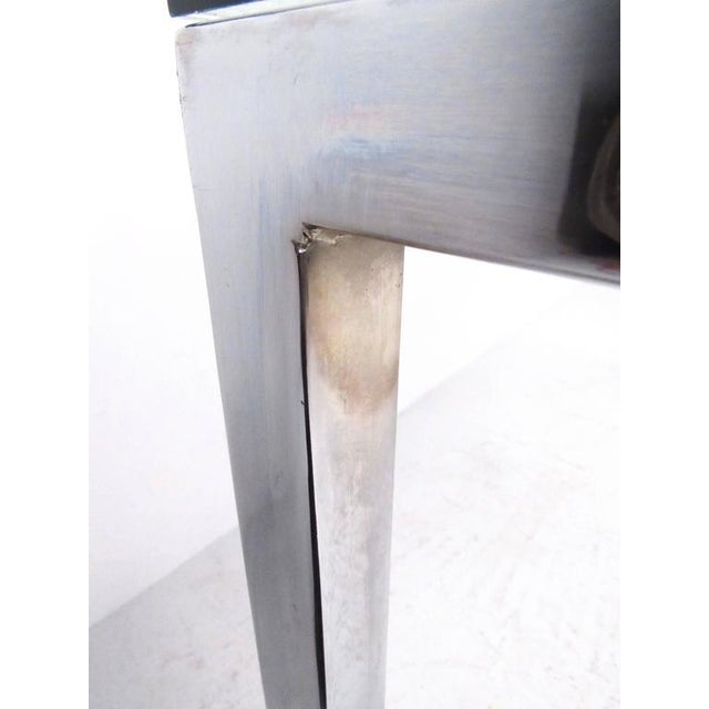 Mid-Century Modern Milo Baughman Style Dining Room Set For Sale In New York - Image 6 of 11