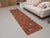 1970s Vintage Handmade Wool Cotton Red Cicim Kilim Runner Rug For Sale - Image 10 of 11
