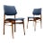 Set of Mid-Century Wooden Chairs For Sale