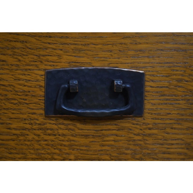 Stickley Mission Oak Arts & Crafts Tv Cabinet For Sale - Image 10 of 18