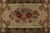 Victorian Antique Hooked Rug With Floral Bouquet Medallion in Beige & Black - Rug & Kilim For Sale - Image 3 of 8