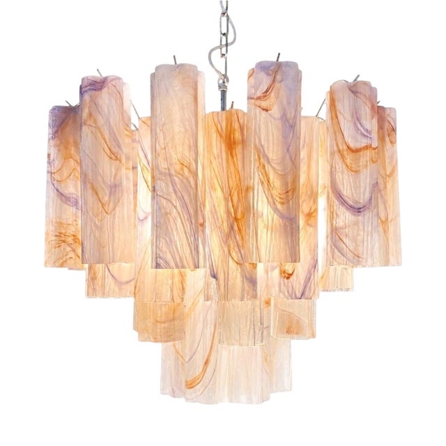 Vintage Murano Glass Chandelier, 1990 For Sale