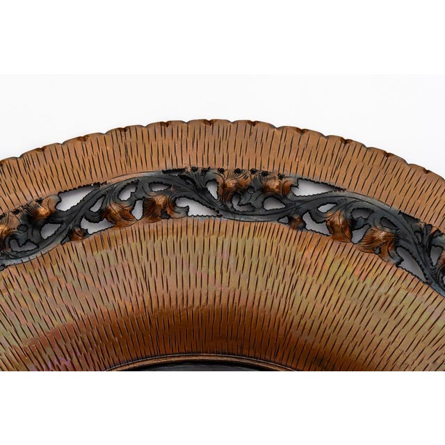 Copper Italian Saint Geogius Kills Dragon Big Wall Decoration in Copper, 1950s For Sale - Image 8 of 15