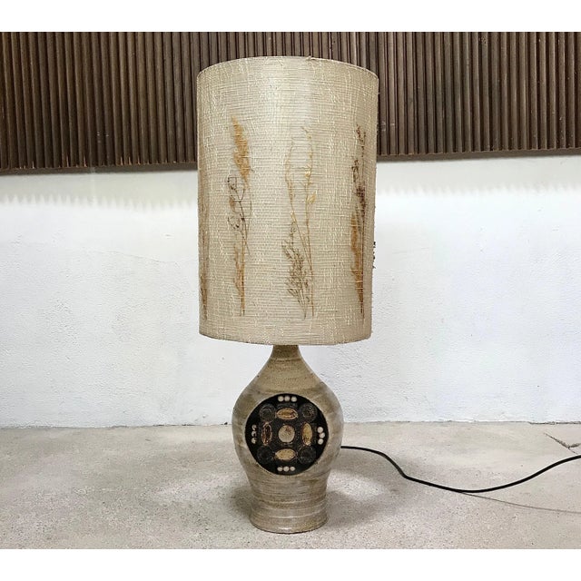 French Ceramic Table Lamp by Georges Pelletier, 1960s For Sale - Image 16 of 16