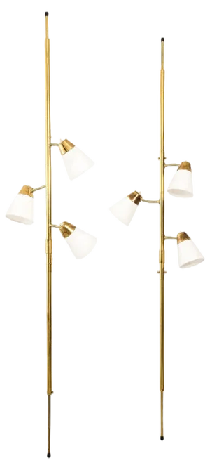 Model Triolett Lamps by Ho Armatur for Herbert Ode, 1960s, Set of 2
