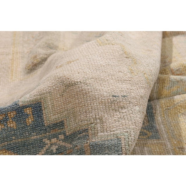 Vintage Turkish Oushak Rug, 04'02 X 06'00 For Sale In Dallas - Image 6 of 10