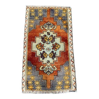 Turkish Yastik Rug 1'7" x 2'8" For Sale