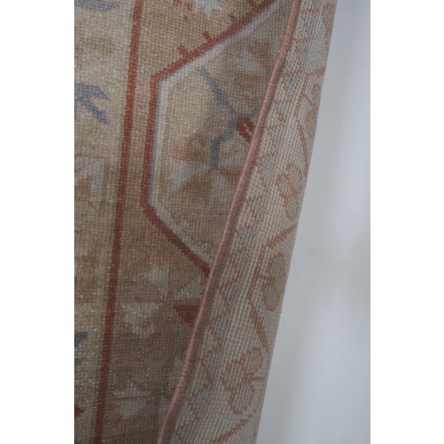 Vintage Turkish Rug From Milas, Traditional Beige Rugs 6'6'' X 8'7'' For Sale - Image 11 of 13