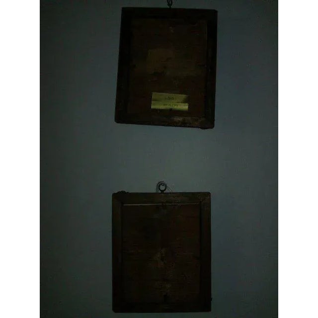 Early 19th Century 19th Century English Regency Portrait Silhouettes in Original Ebonized Frames - a Pair For Sale - Image 5 of 6