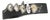 Shell and Fine Silver Bracelet by Charles Albert For Sale