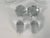 Vintage Eapg Handblown Glass Cruets W/ Etched Philadelphia City Seal, Pair For Sale - Image 10 of 11