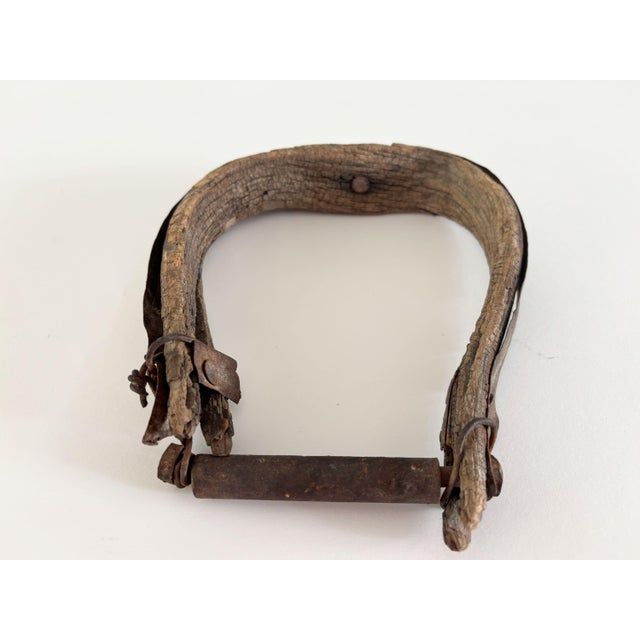 Metal 1880s Antique Western Horse Saddle Stirrup, Single For Sale - Image 7 of 8