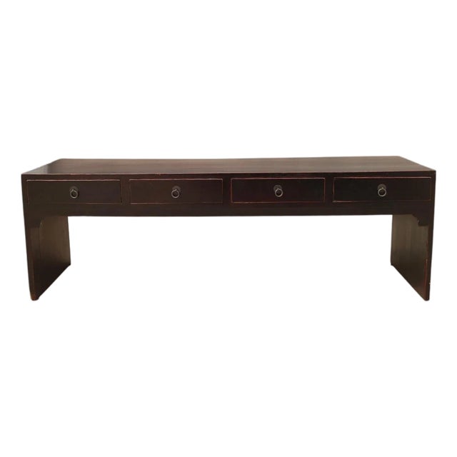 20th Century 4-Drawer Console Table For Sale