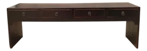 20th Century 4-Drawer Console Table