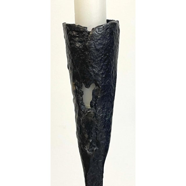 19th C Branding Iron Candlestick For Sale - Image 9 of 13