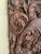 18th Century (Late) High Relief Carved Heron and Frog Panel For Sale - Image 9 of 12