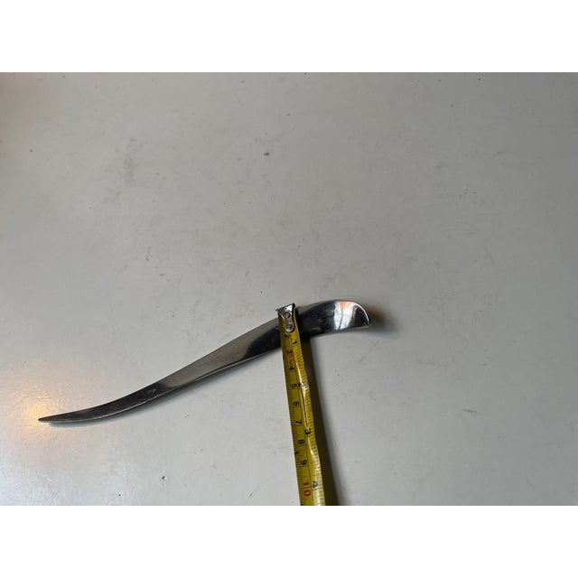 Vintage Stainless Steel Letter Opener by Allan Scharff for Georg Jensen, 1990s For Sale - Image 7 of 8
