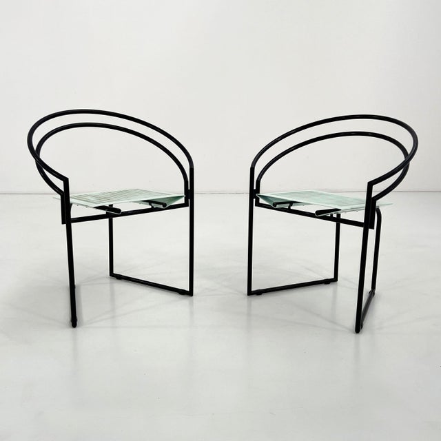 Black & Mint La Tonda Chair by Mario Botta for Alias, 1980s For Sale - Image 11 of 12