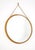 Glass Mid-Century Modern Round Wooden Wall Mirror with Rope, 1950s For Sale - Image 7 of 15