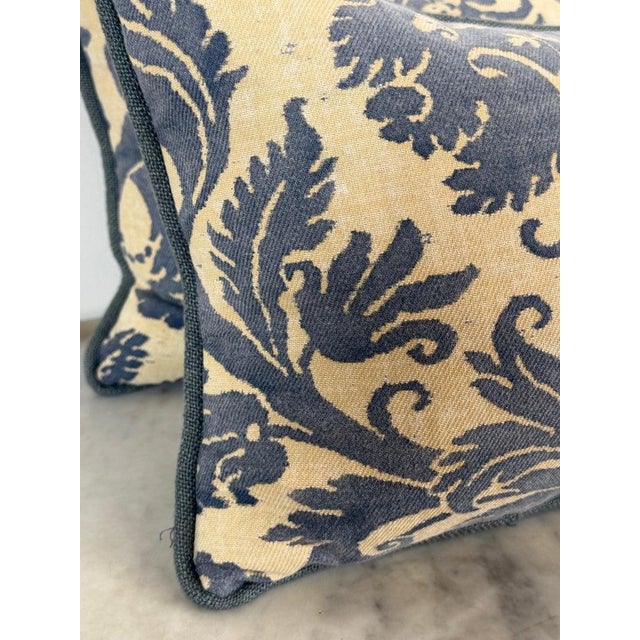 Custom Fortuny Lumbar Pillows by Melissa Levinson, Linen & Cotton, Usa For Sale - Image 14 of 14