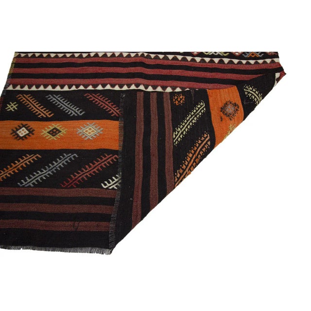 Mid 20th Century Vintage Turkish Kilim Runner Rug For Sale - Image 5 of 7
