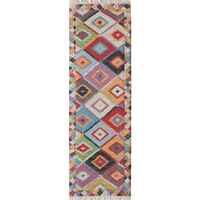 Momeni Caravan Hand Woven Multi Wool Area Rug 3'9" X 5'9" Chairish