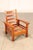 Stickley Mission Collection Cherry "Gus" Morris Chair For Sale In Philadelphia - Image 6 of 18