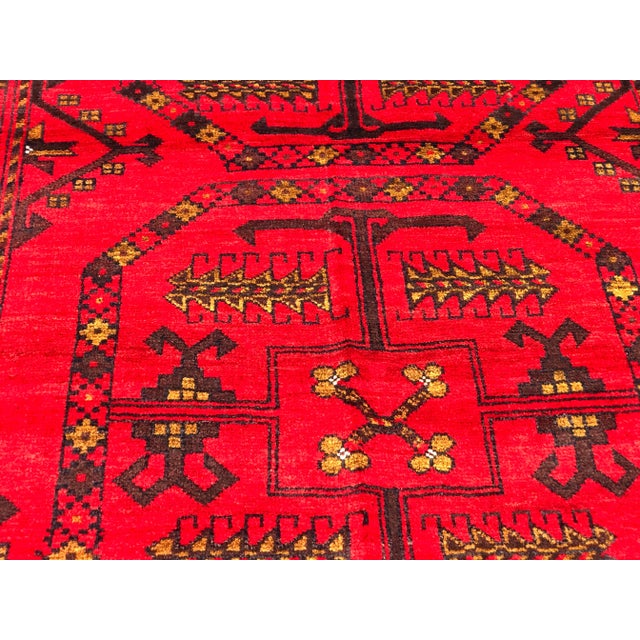 Tribal Vintage Hand Knotted Rug For Sale - Image 3 of 6