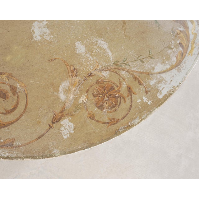 19th Century Venetian Painted Center Table With Scalloped Apron For Sale - Image 9 of 18