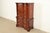 English Chippendale Carved Mahogany Serpentine Front Six-Drawer Highboy Dresser For Sale - Image 3 of 15