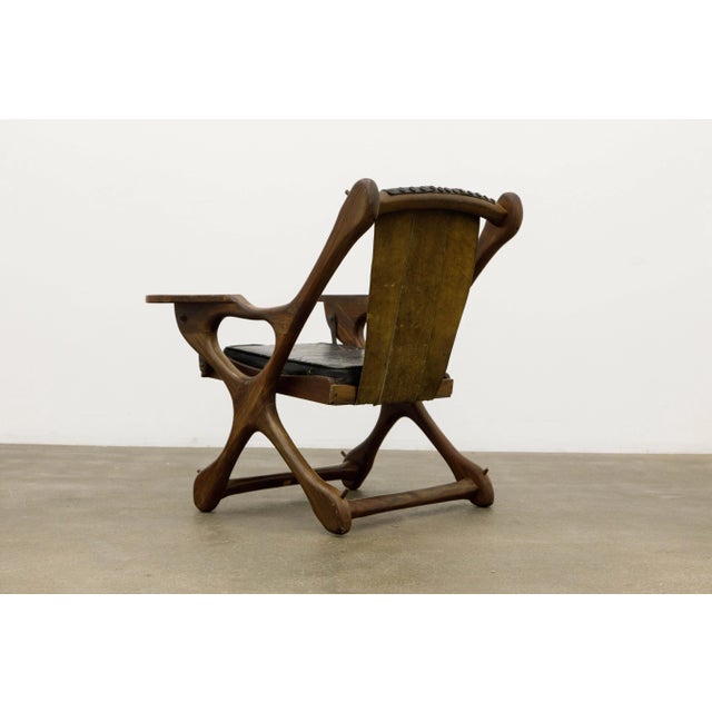 Don Shoemaker for Senal S.A. Cocobolo Rosewood 'Swinger' Rocking Chair, Signed For Sale In Los Angeles - Image 6 of 12