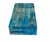 1970s Attributed to Maitland-Smith Blue Dyed Bone Mosaic Hinged Decorative Box, Circa 1970s For Sale - Image 5 of 10