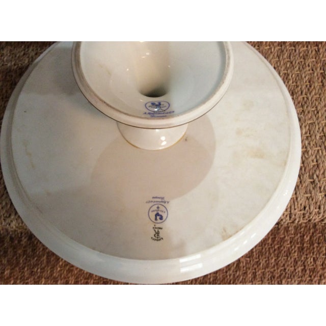 Limoges, France 1970s Limoges Porcelain Footed Cakeplate For Sale - Image 4 of 5