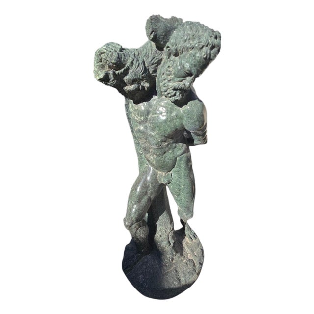 Sculpture of Hercules, 19th Century, Serpentine For Sale