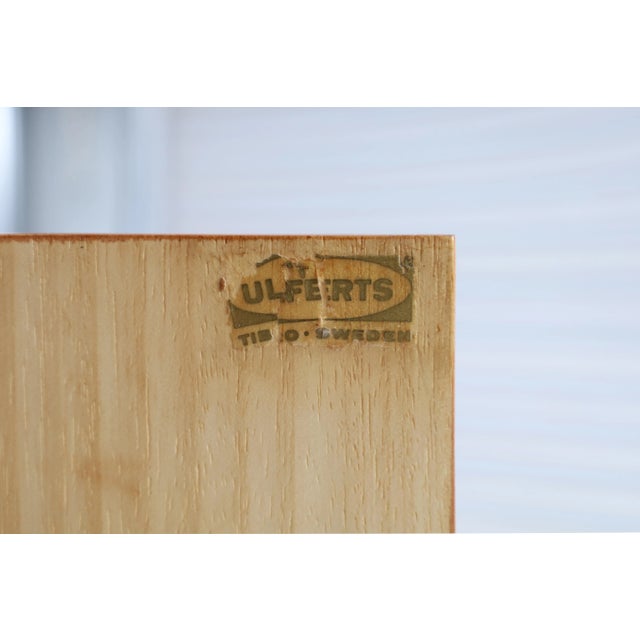 Burnt Orange Scandinavian Modern Teak Credenza by Tage Olofsson for Ulferts Mobler, 1960s For Sale - Image 8 of 12